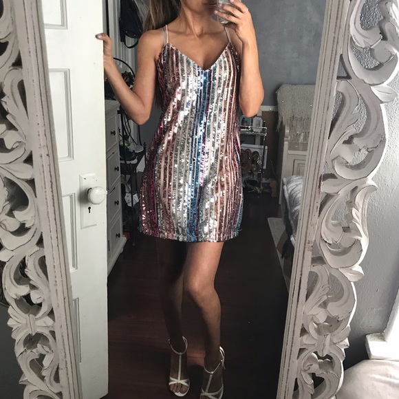 Mini Sequin Dress - Picture 3 of 5